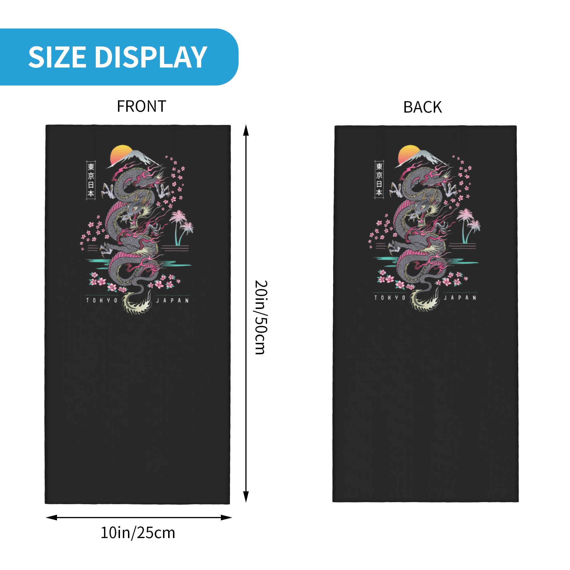 Custom Tokyo Japan Dragon Wint - Neck Warmer Tube recension och pris