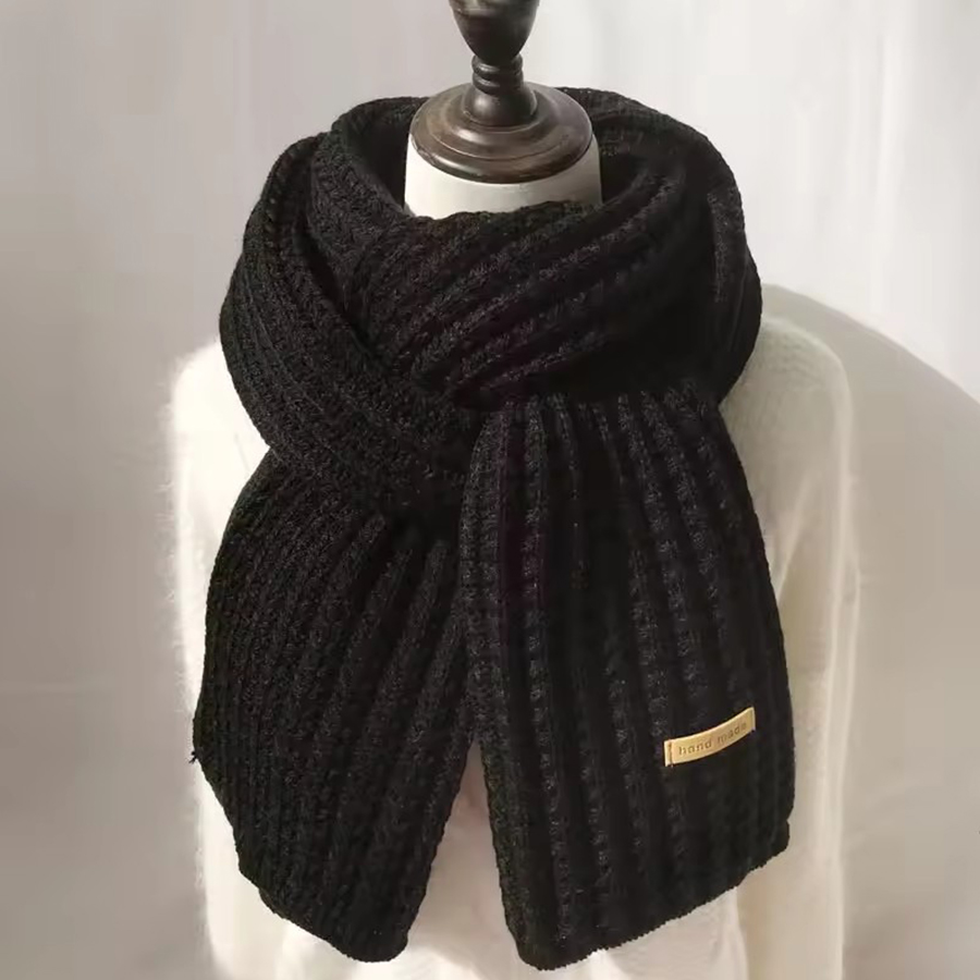 Thick Cable Knit Warm Cashmere - Muffler Men Wool recension och pris