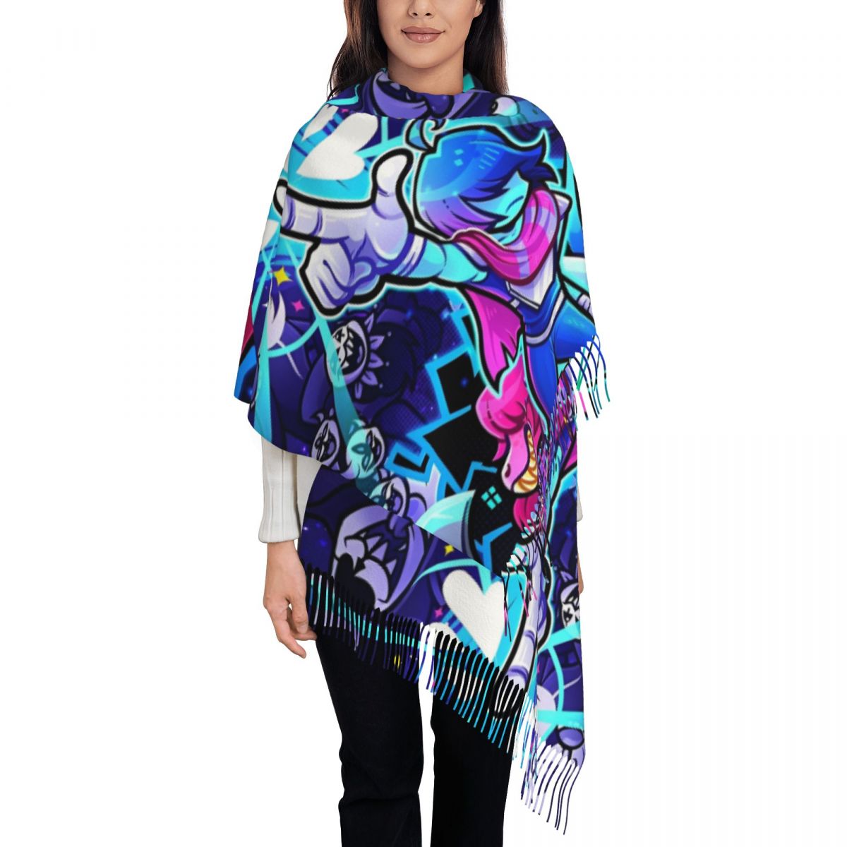 Deltarunes  Shawl Wraps Womens - Pashmina Wrap Large recension och pris