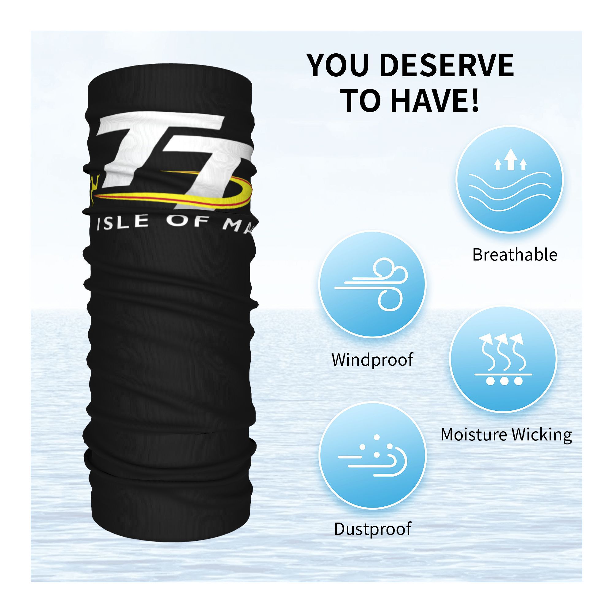 Custom Motorcycle Sport Isle o - Neck Warmer Tube recension och pris