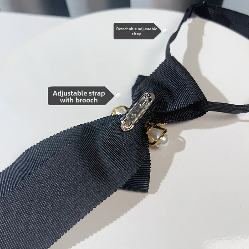 Y2K Black Bow Tie Geometric Ch - Bow Tie Pre Tied recension och pris