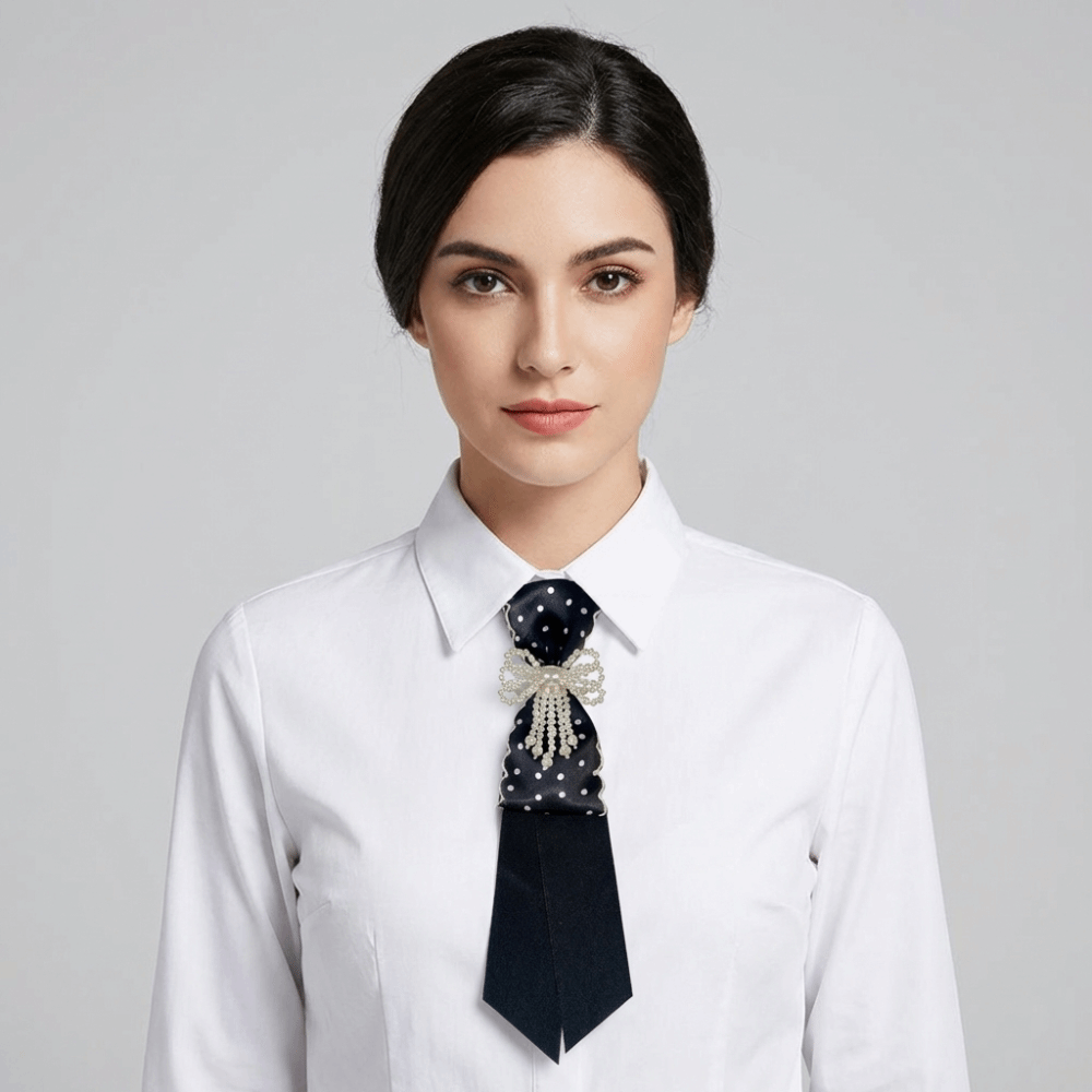 Y2K Black Bow Tie Geometric Ch - Bow Tie Pre Tied recension och pris