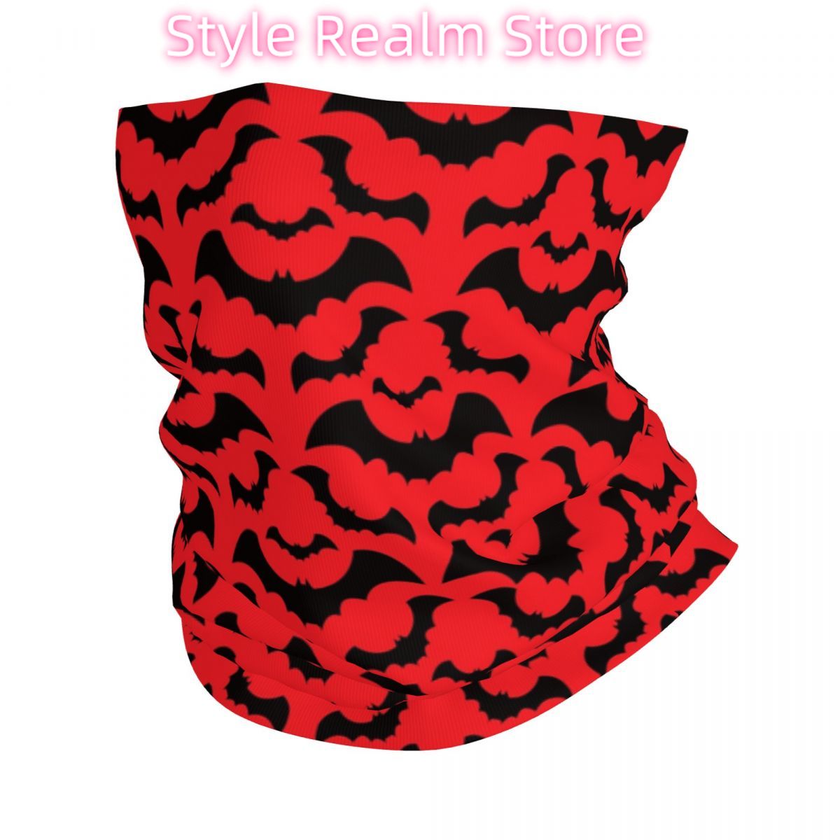 Gothic Witch Bats Pattern Band - Neck Warmer Tube recension och pris