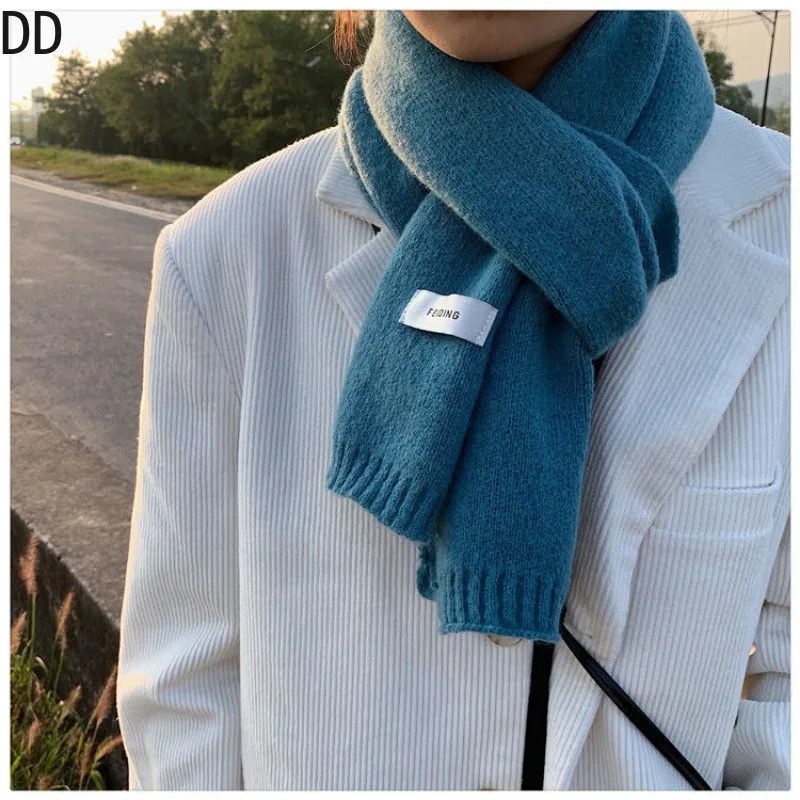 Simple Chic Solid Soft Scarf A - Muffler Men Wool recension och pris