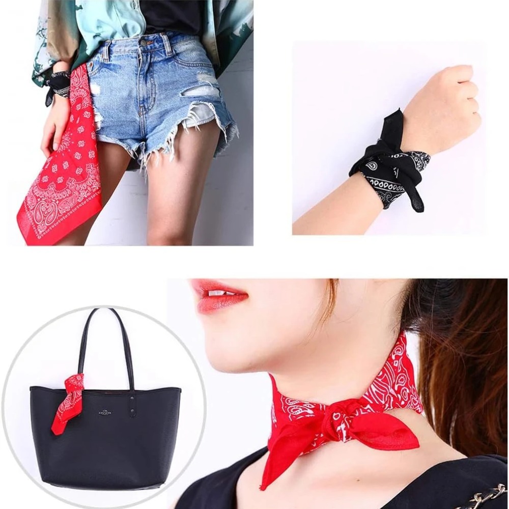 Unisex Men Women Bandana Hairb - Handkerchief Cotton Men recension och pris