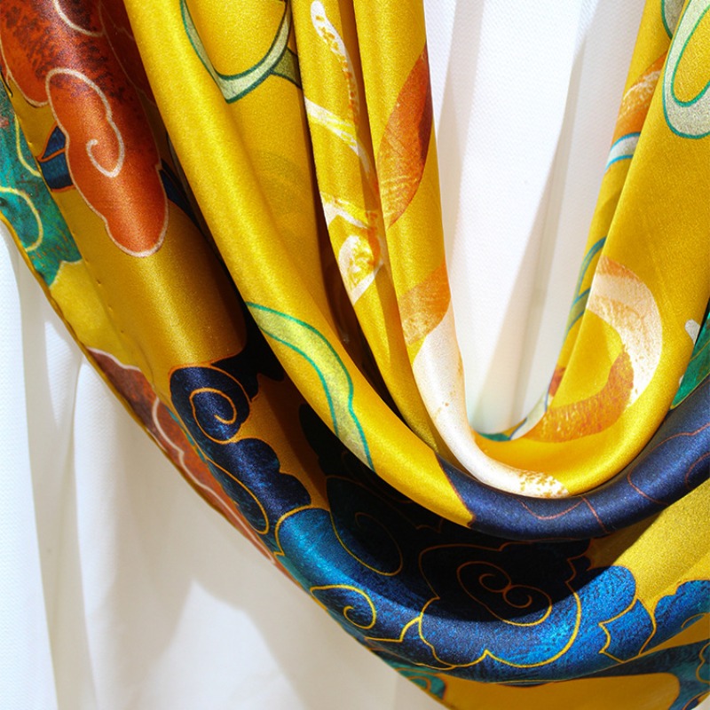 New Luxury 110x110cm Real Silk - Pashmina Wrap Large recension och pris
