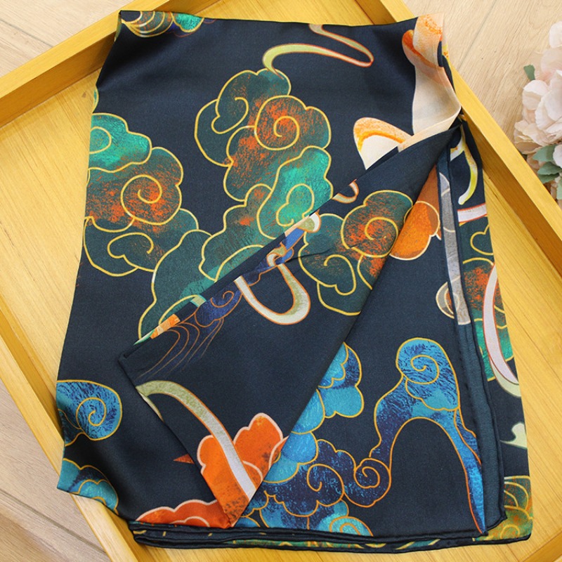 New Luxury 110x110cm Real Silk - Pashmina Wrap Large recension och pris