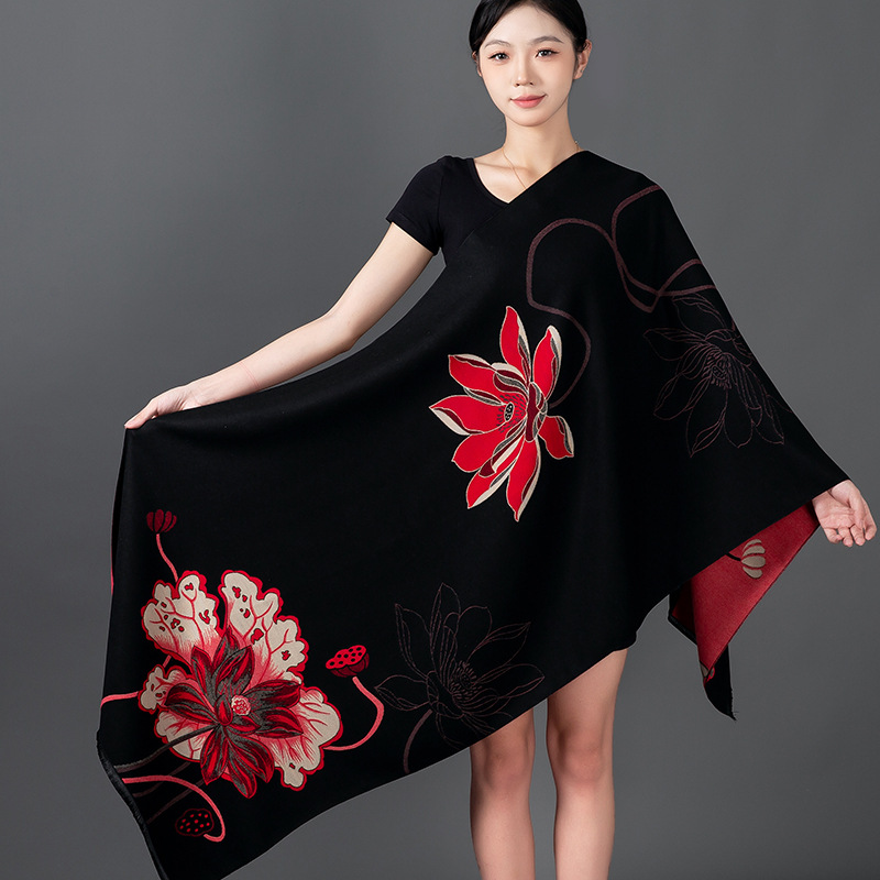 Women Winter Shawl Cashmere Sc - Woven Scarf Blanket recension och pris