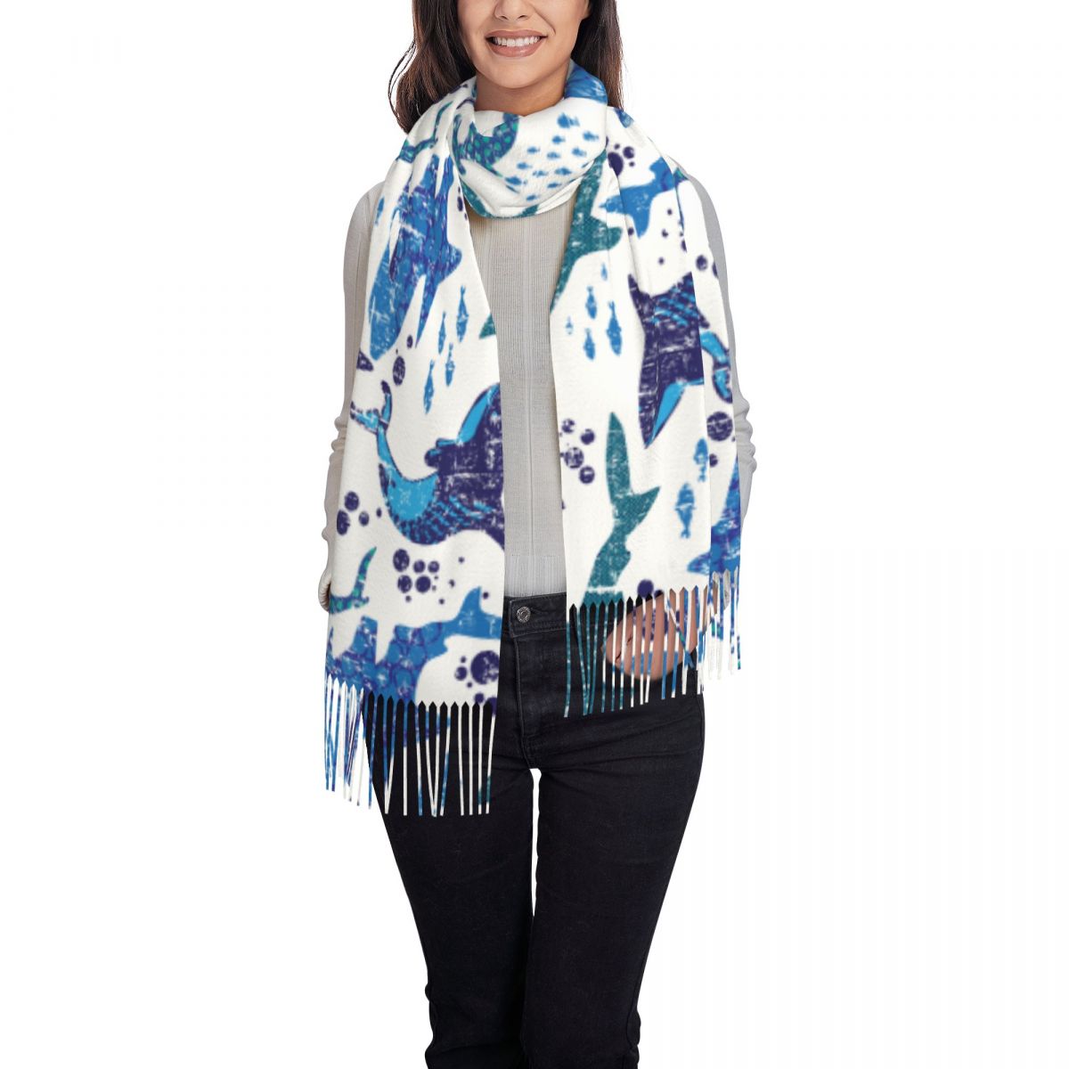 Shark Underwater World Ocean S - Pashmina Wrap Large recension och pris
