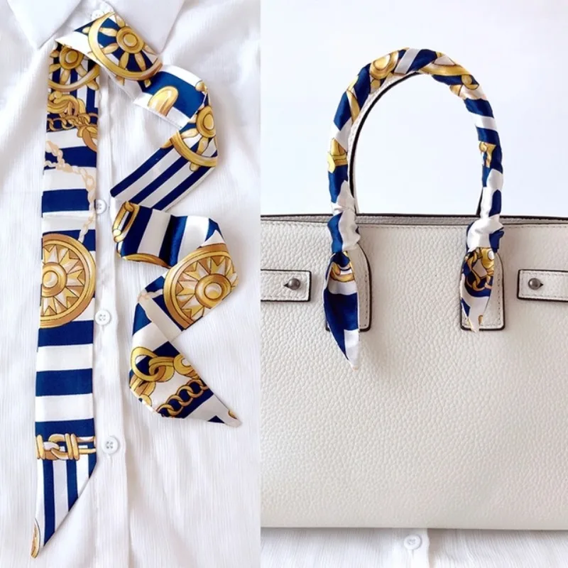Skinny Long Hair Strip Women S - Silk Neck Scarf recension och pris