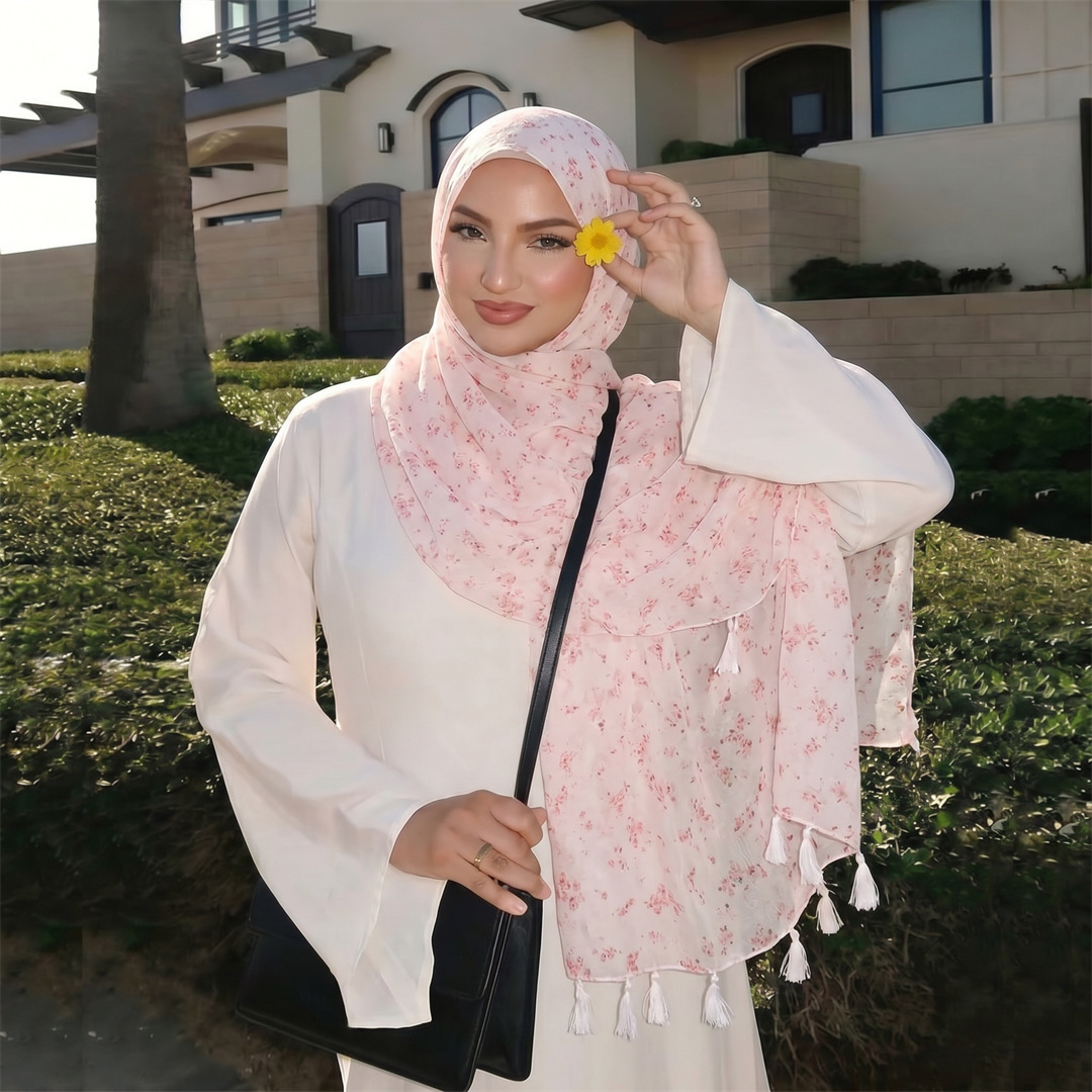 Fashion Women Tassel Hijab Sof - Face Scarf Mask recension och pris