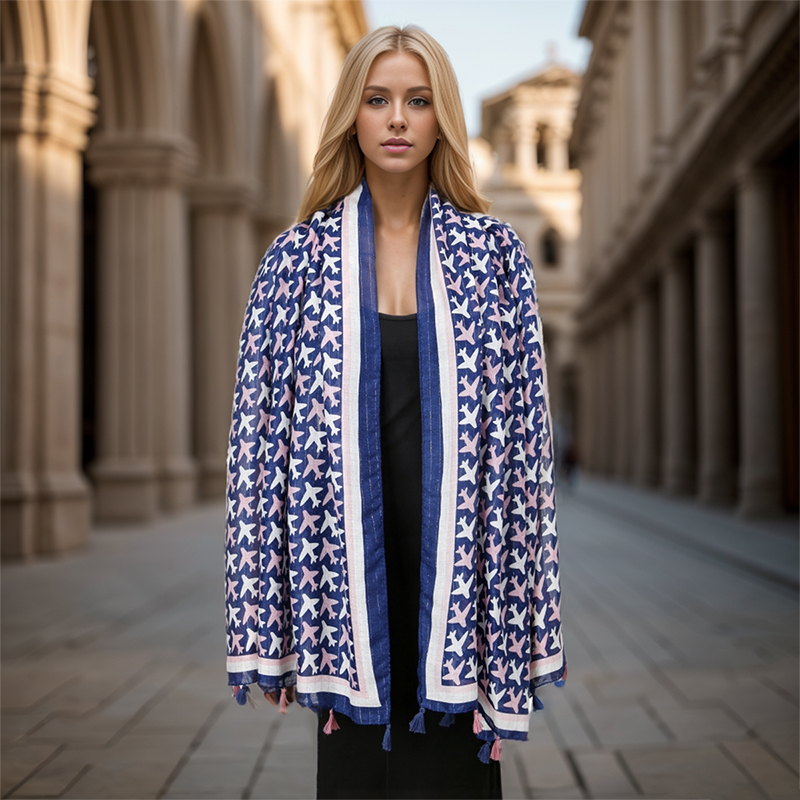 Luxury Brand Scarf Cotton Shaw - Pashmina Wrap Large recension och pris