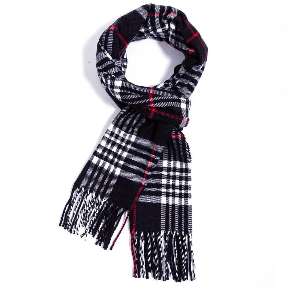 British Style Winter Scarves F - Muffler Men Wool recension och pris