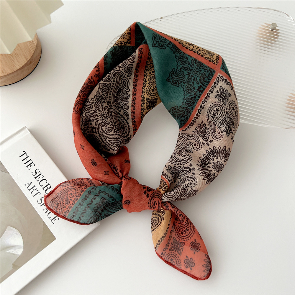 Fashion Cotton Scarf Women Flo - Bandana Cotton recension och pris