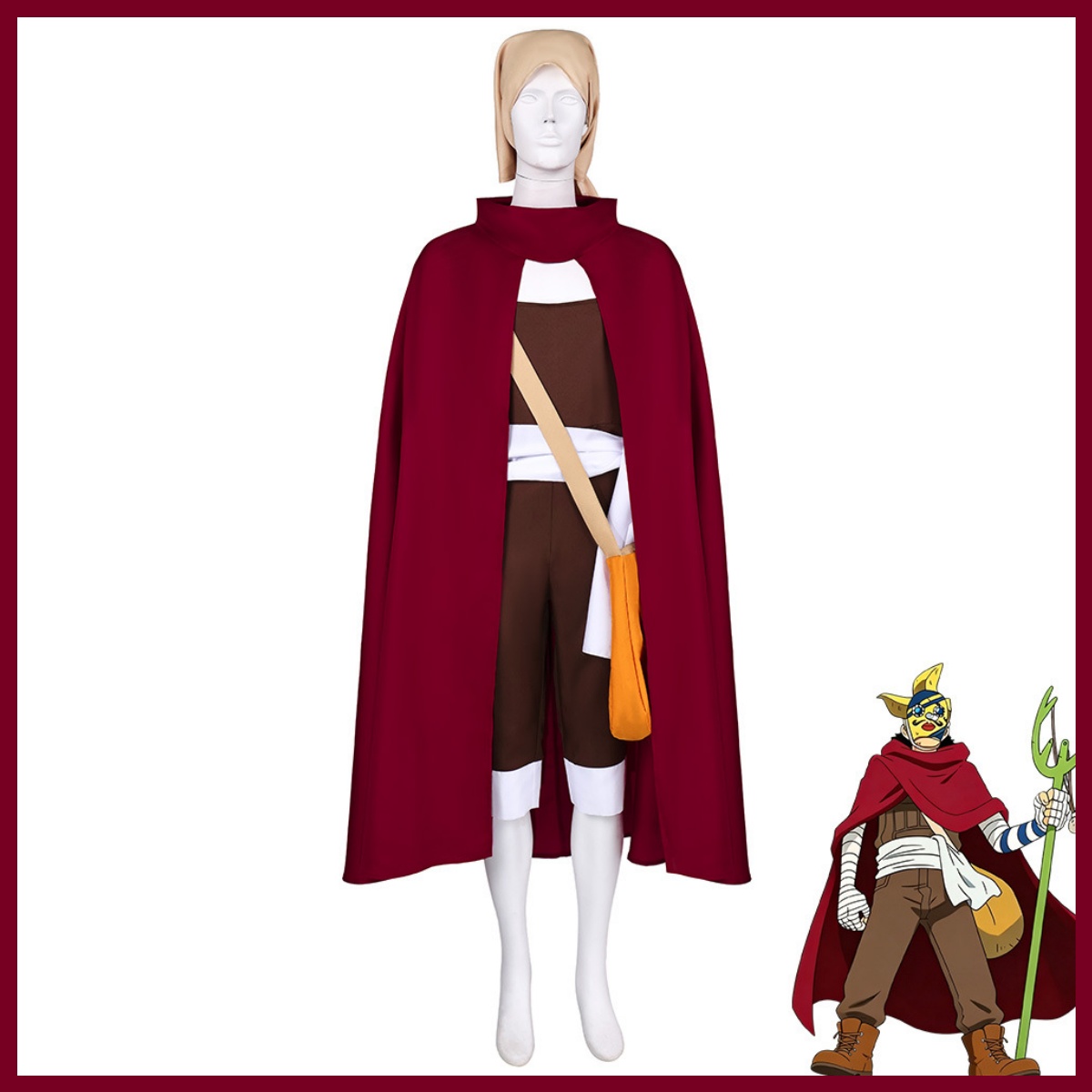 Anime East Blue Usopp Sogeking - Ascot Neck Scarf recension och pris