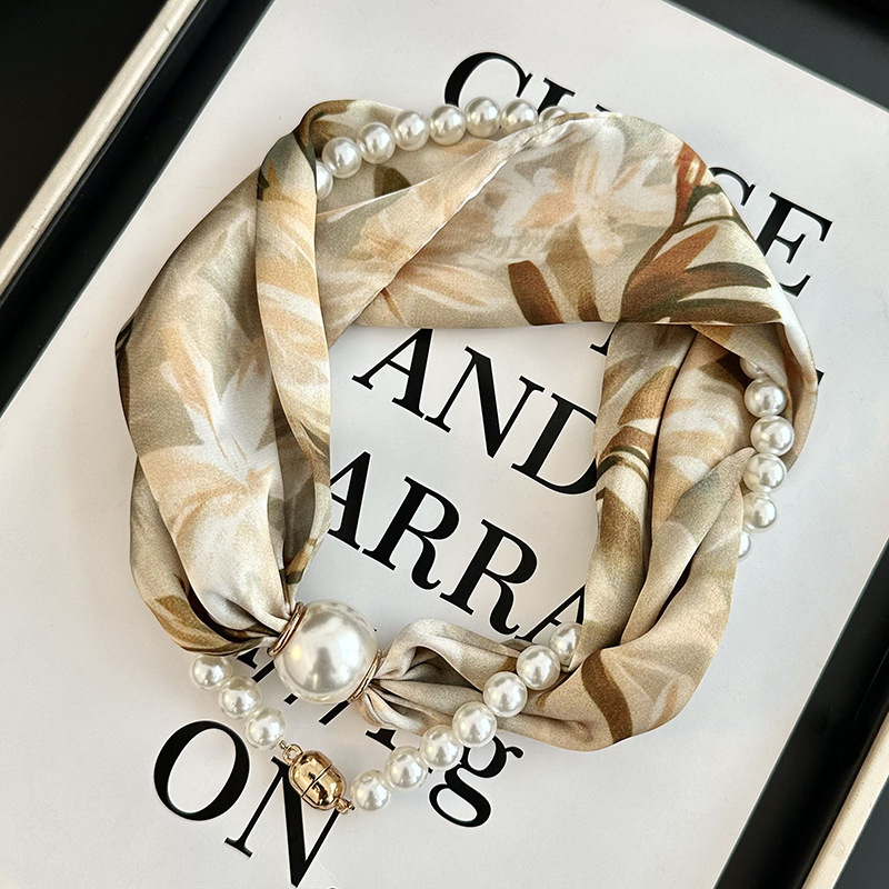 Printed Silk Scarf with Magnet - Face Scarf Mask recension och pris