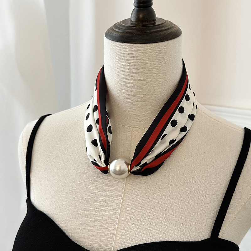 Printed Silk Scarf with Magnet - Face Scarf Mask recension och pris