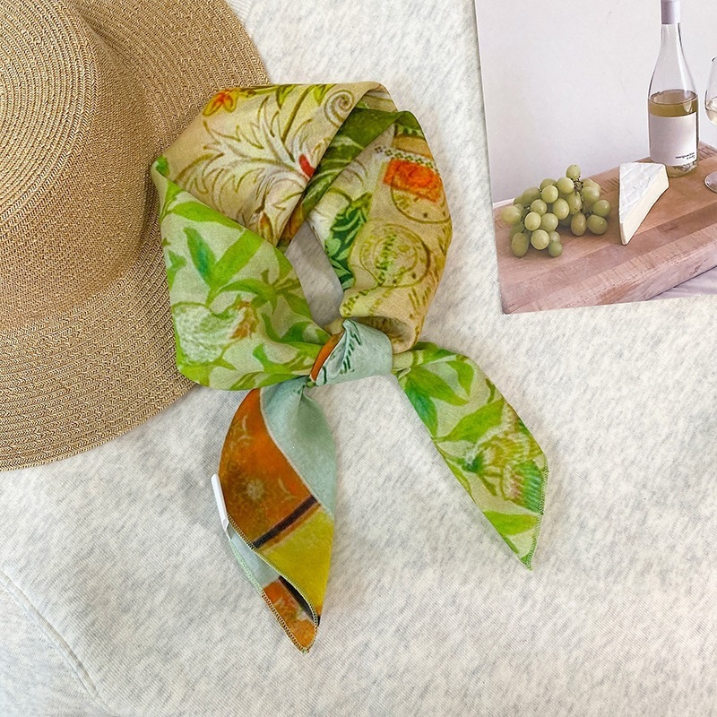 100% Cotton Square Scarf For W - Bandana Cotton recension och pris
