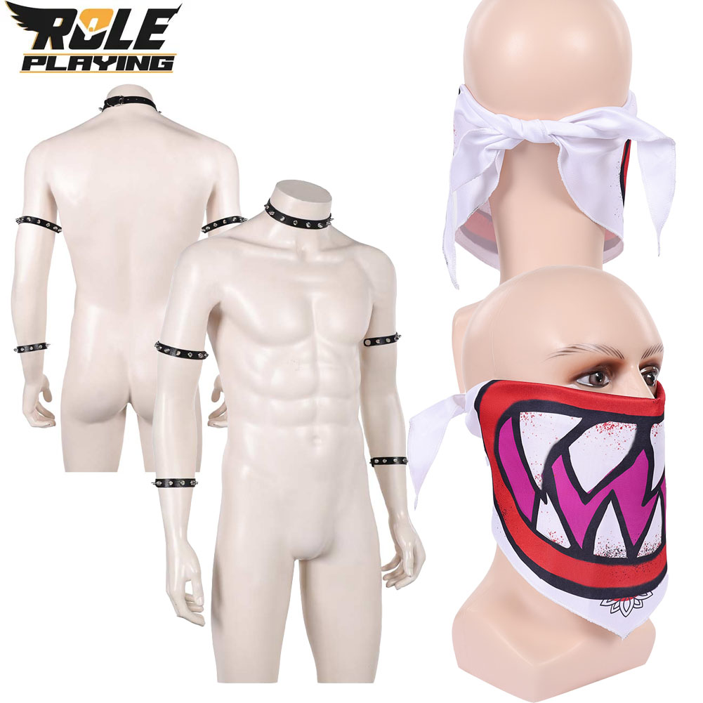 Bowser Jr Cosplay Scarf Mask B - Ascot Neck Scarf recension och pris