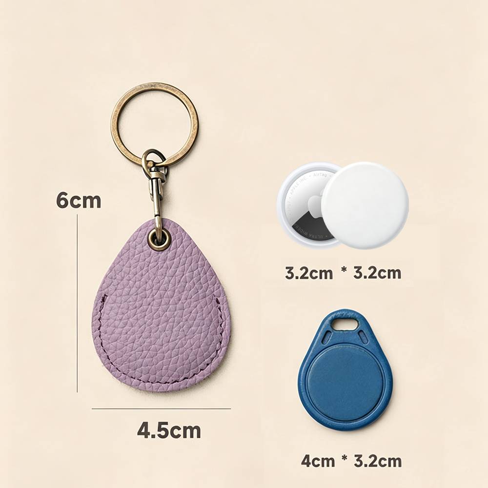 Leather Keychain Badge Holder  - Lanyard Badge Holder recension och pris