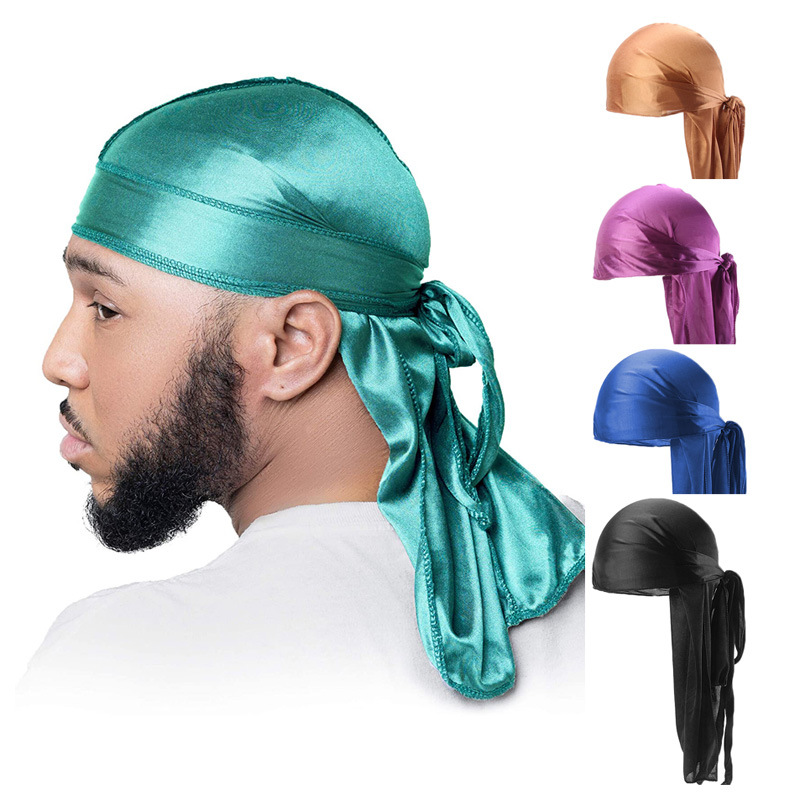 5Pcs New silk Durag Bandana Tu - Bandana Doo Rag recension och pris