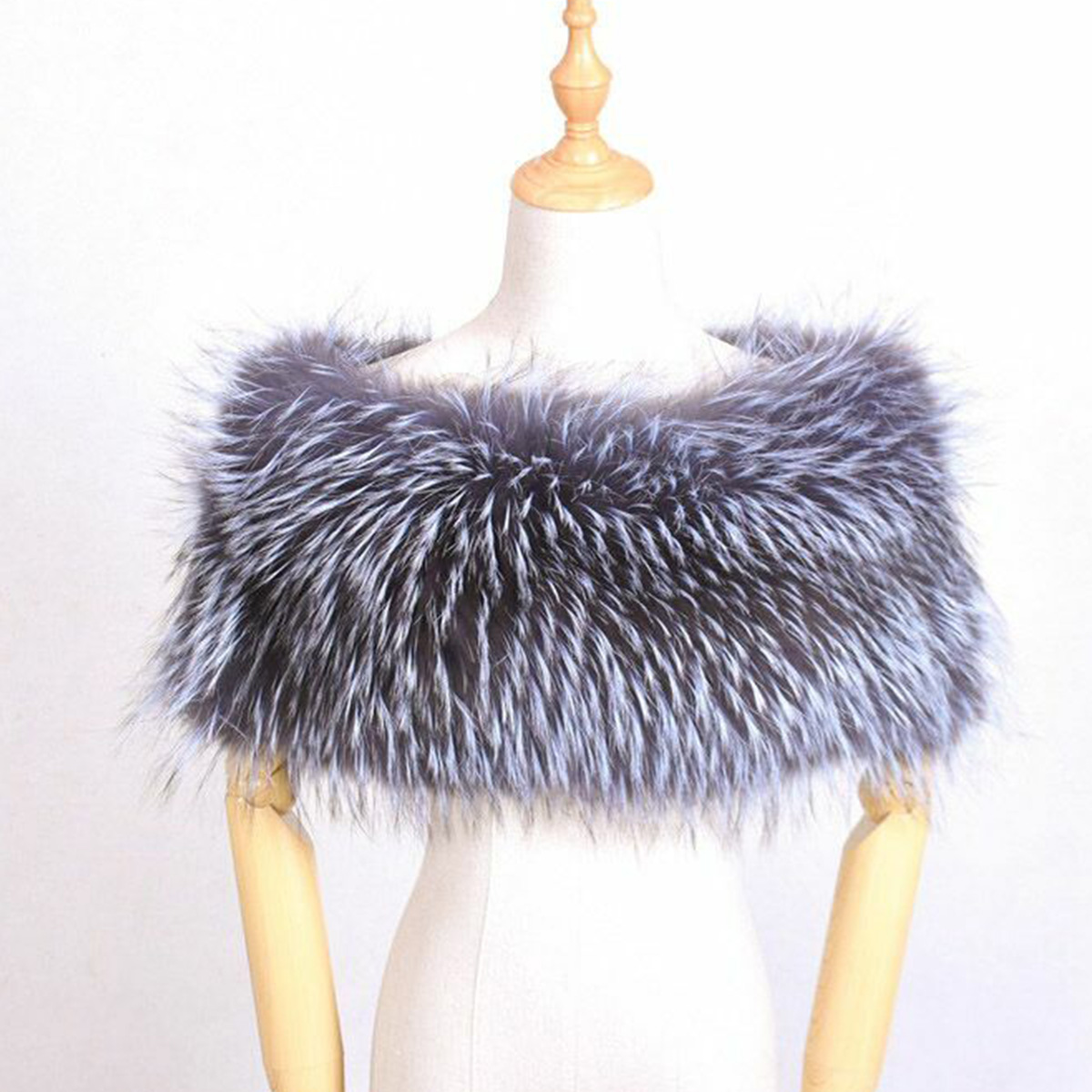 Natural Fur Bridal Shawl Fox F - Stole Wedding Shawl recension och pris