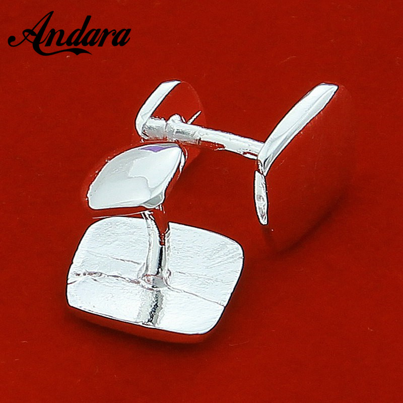 Hot Sale Silver Square Cufflin - Tie Clip Silver recension och pris
