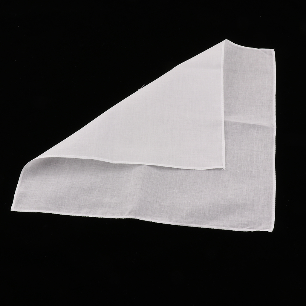 20/40pcs Plain Check Pocket Sq - Handkerchief Cotton Men recension och pris
