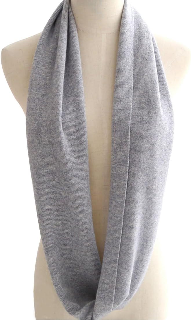 Unisex Soft Cashmere Solid Inf - Infinity Scarf Knit recension och pris