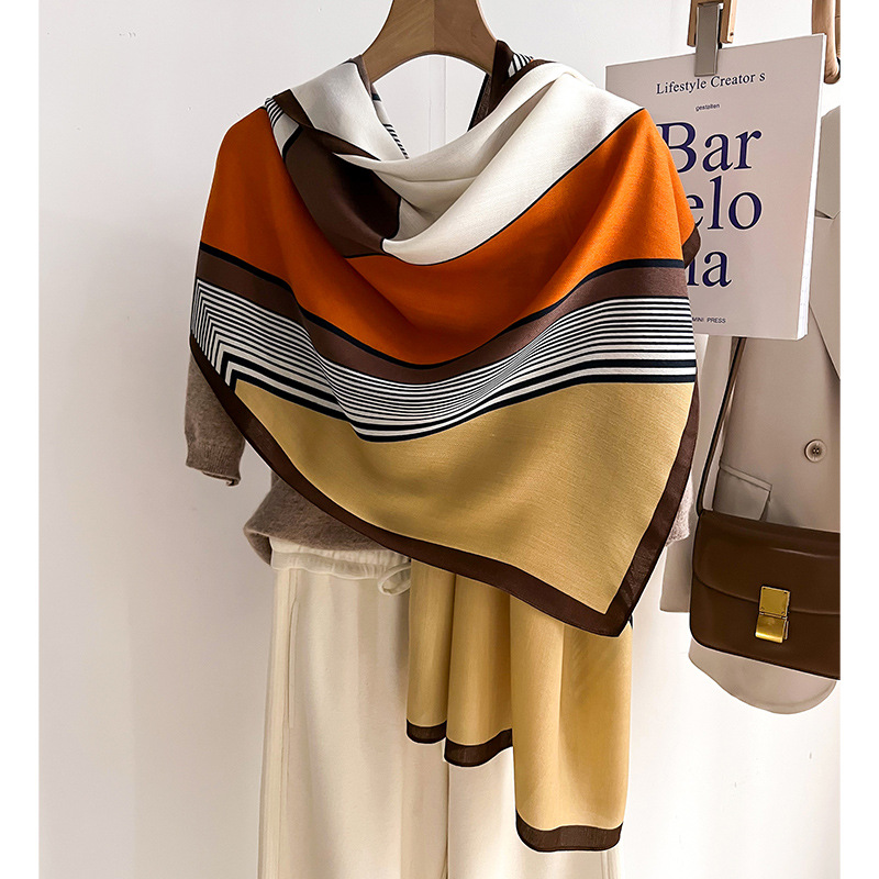 Luxury Brand Scarf  Wool Cotto - Pashmina Wrap Large recension och pris