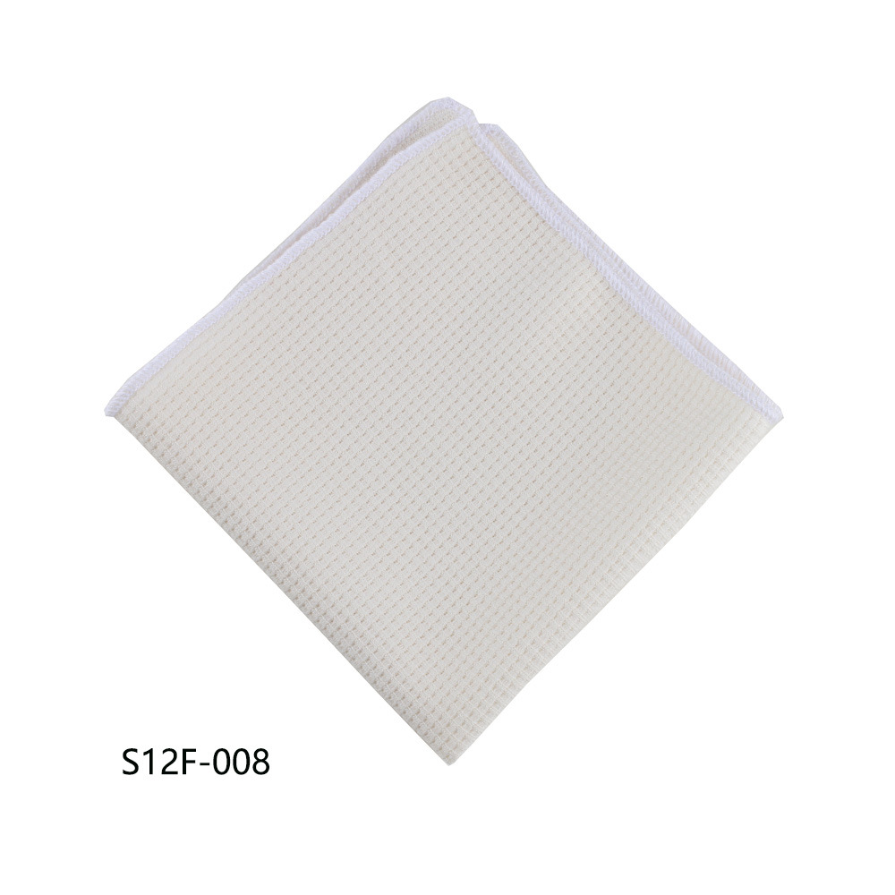 New Pure Solid Color Black Whi - Handkerchief Cotton Men recension och pris
