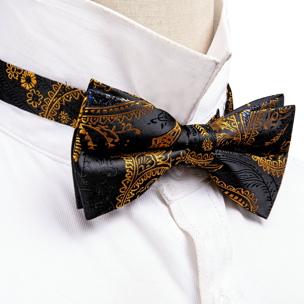 Barry.Wang Silk Mens Bow Tie B - Bow Tie Pre Tied recension och pris