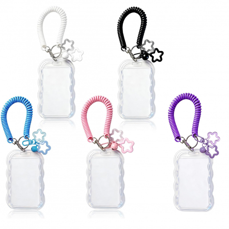 insUnique wavy edge ID card ho - Lanyard Badge Holder recension och pris