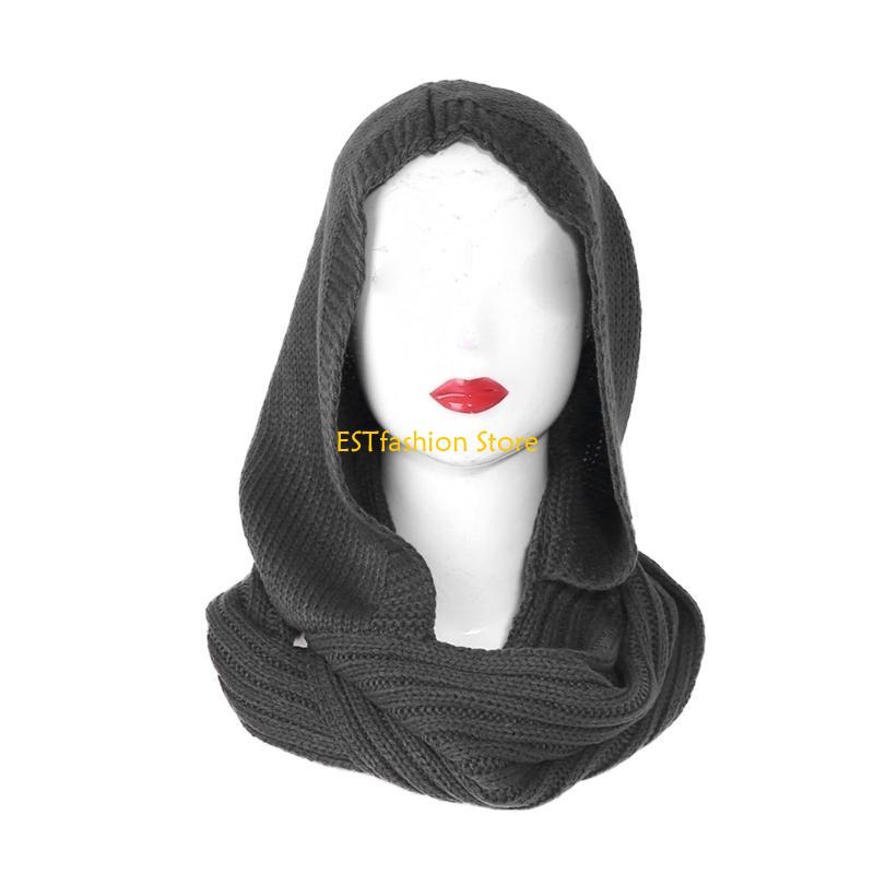 Y5GC Women Rib Knit for Infini - Infinity Scarf Knit recension och pris