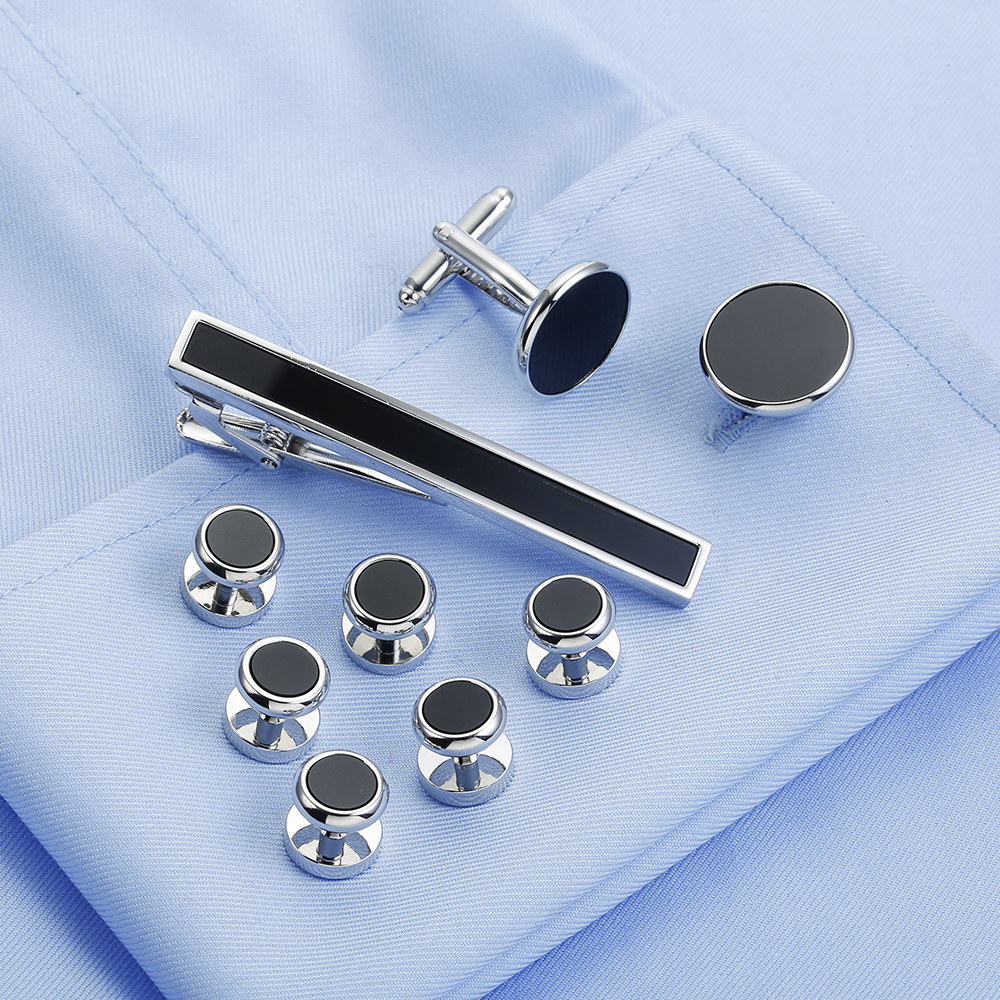 VAGULA 9 PCS Tie bar Cuff link - Tie Bar Set Gift recension och pris