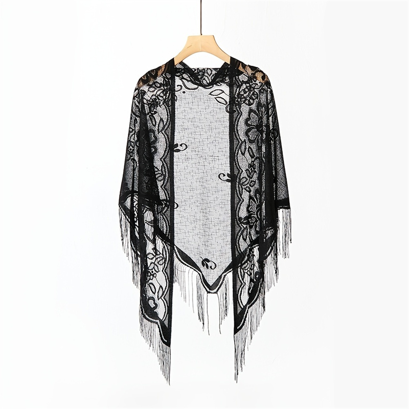 New Embroidery Lace Scarf Shaw - Stole Wedding Shawl recension och pris