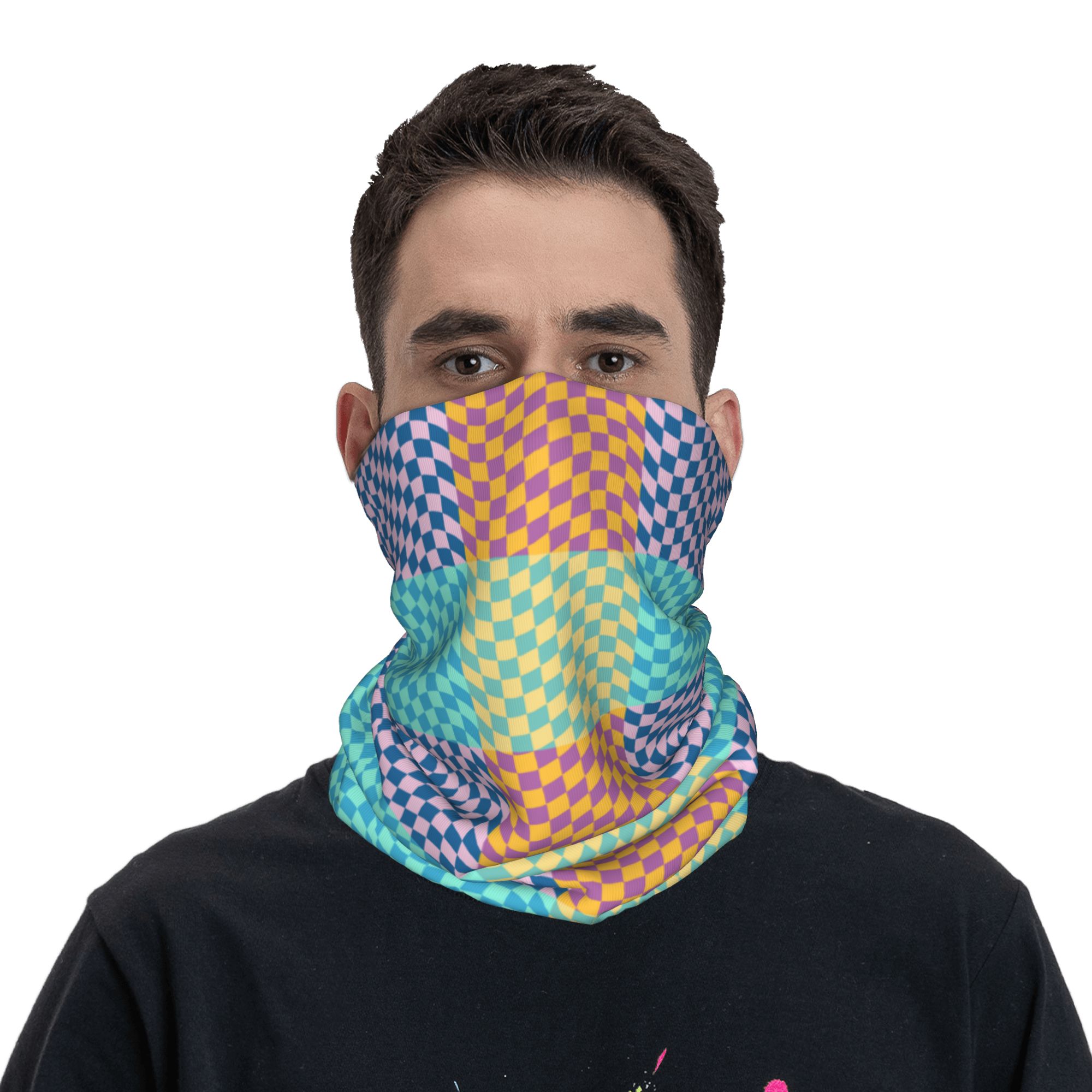 Custom Colored Checkered Banda - Neck Warmer Tube recension och pris