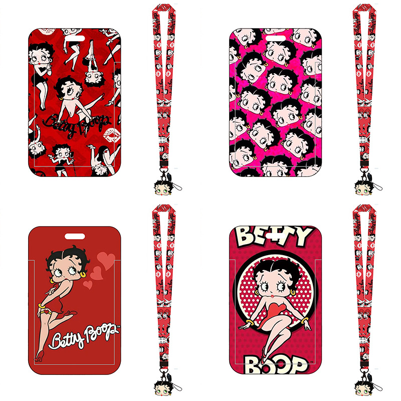 Betty Boop series anime bus ca - Lanyard Badge Holder recension och pris