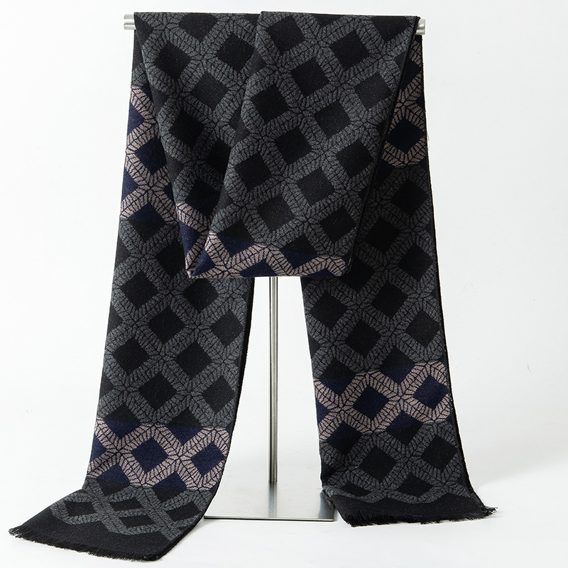 Designer Brand Plaid Winter Me - Muffler Men Wool recension och pris