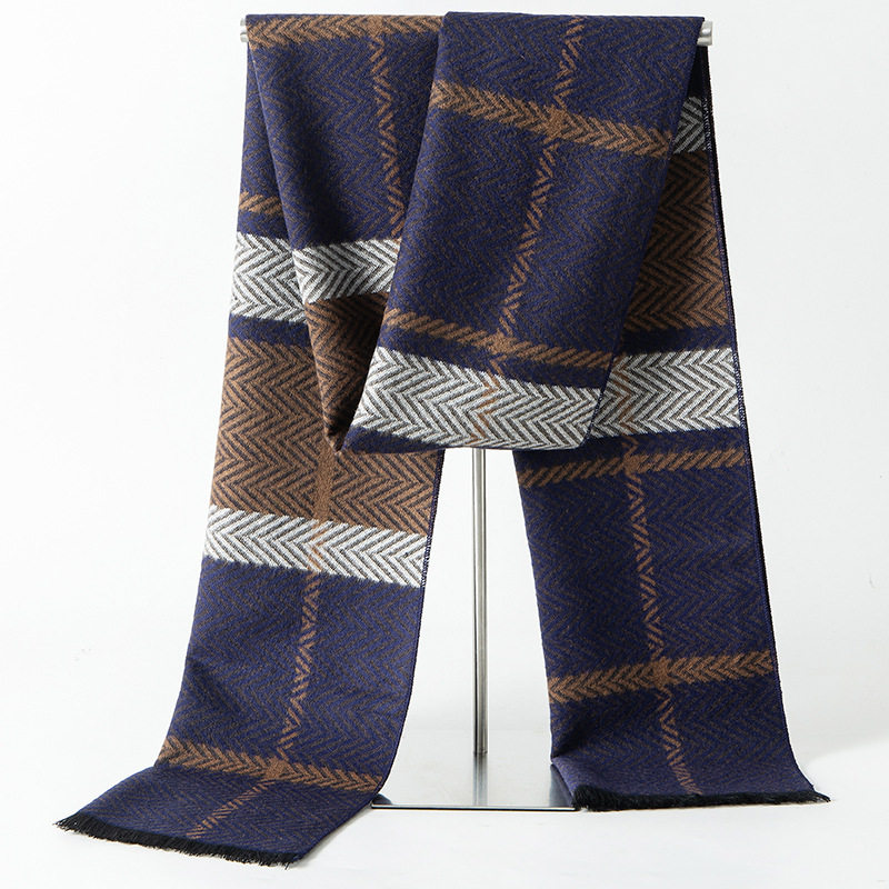 Designer Brand Plaid Winter Me - Muffler Men Wool recension och pris