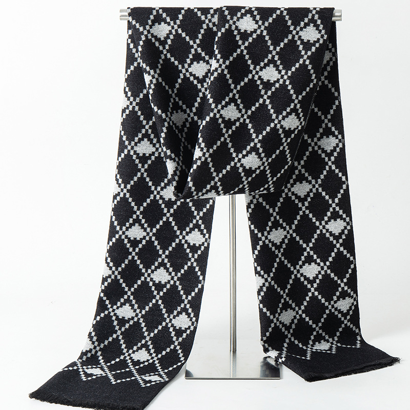 Designer Brand Plaid Winter Me - Muffler Men Wool recension och pris