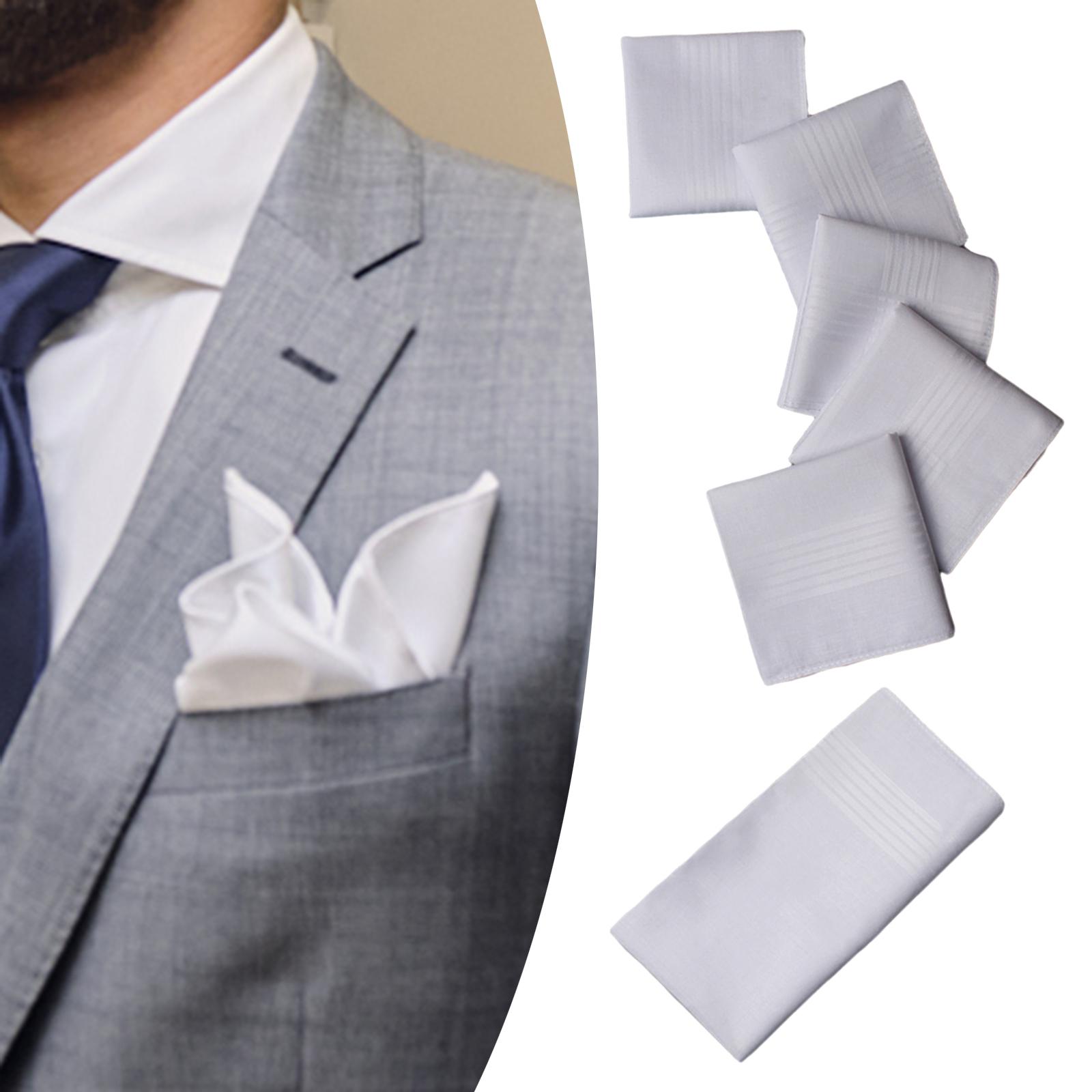 6x Mens Handkerchief Hankies G - Handkerchief Cotton Men recension och pris