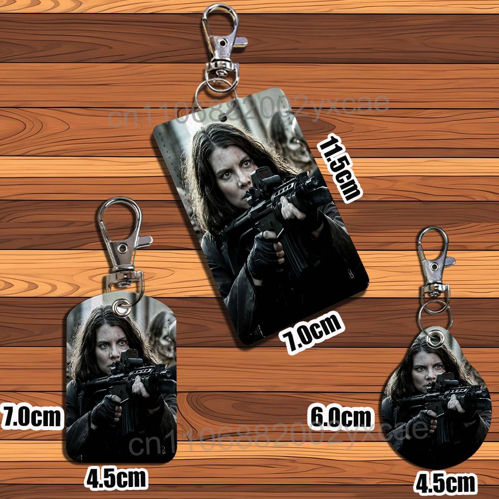 Negan Maggie Walking Dead Leat - Lanyard Badge Holder recension och pris