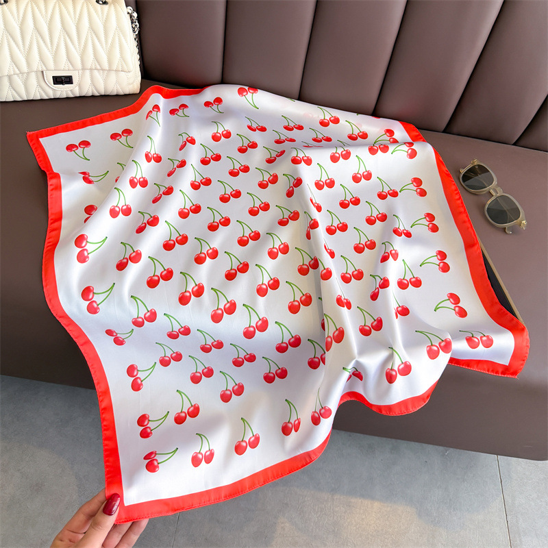 Luxury Square Satin Scarf Wome - Head Wrap Turban recension och pris