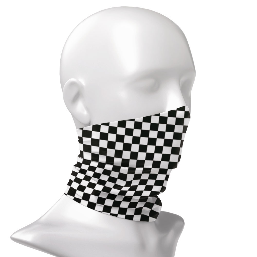 Checkered Ska Printed Headband - Neck Warmer Tube recension och pris